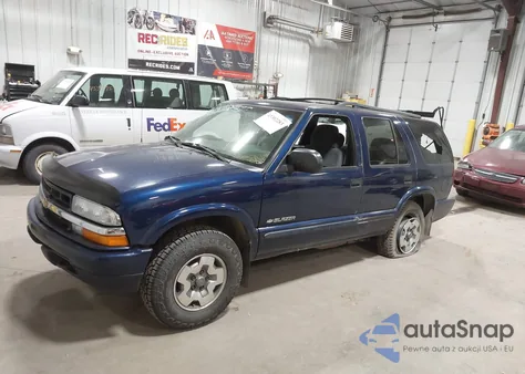 2002 Chevrolet Blazer Ls z USA, uszkodzony, nr VIN 1GNDT13W42K151100
